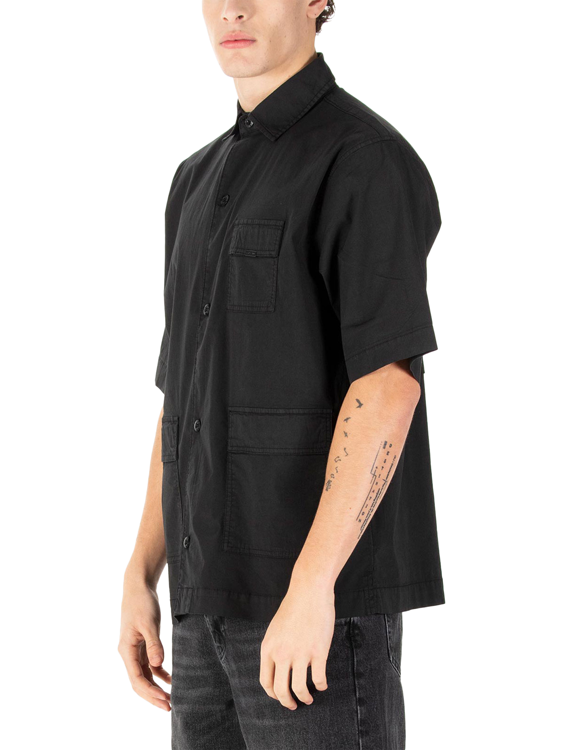 Product image 3 of 6, which shows LUKE 1977 Yedra Short Sleeve Shirt, Black, S