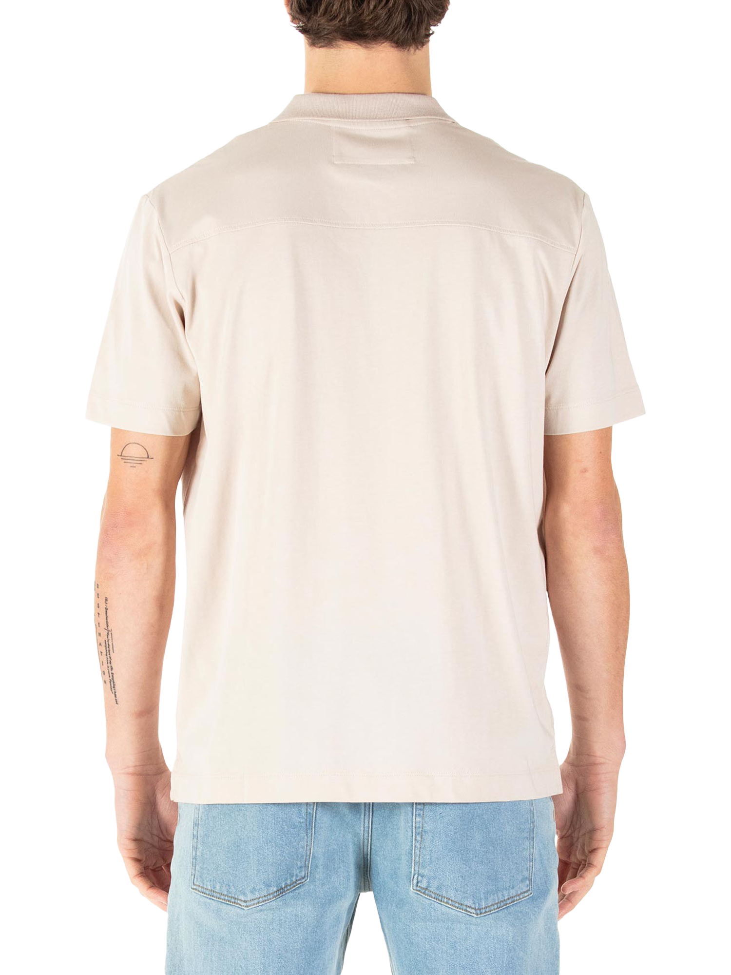 Product image 2 of 6, which shows LUKE 1977 Perranporth Cotton Regular Fit Shirt, Dark Ecru, S