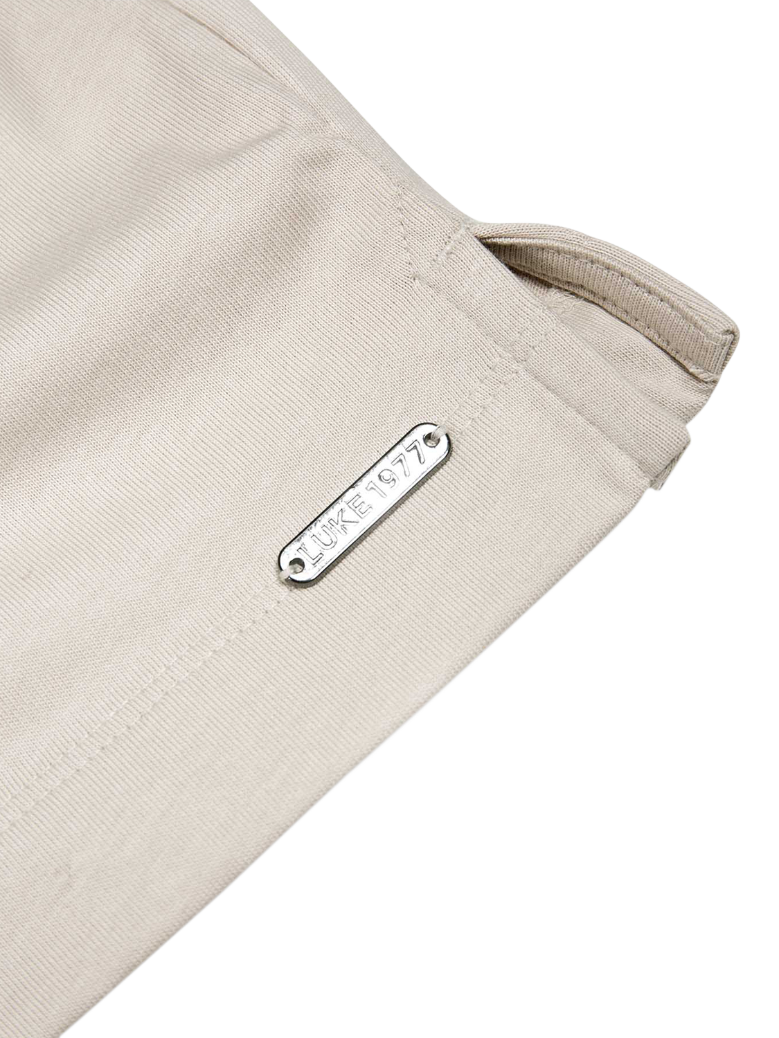 Product image 6 of 6, which shows LUKE 1977 Perranporth Cotton Regular Fit Shirt, Dark Ecru, S