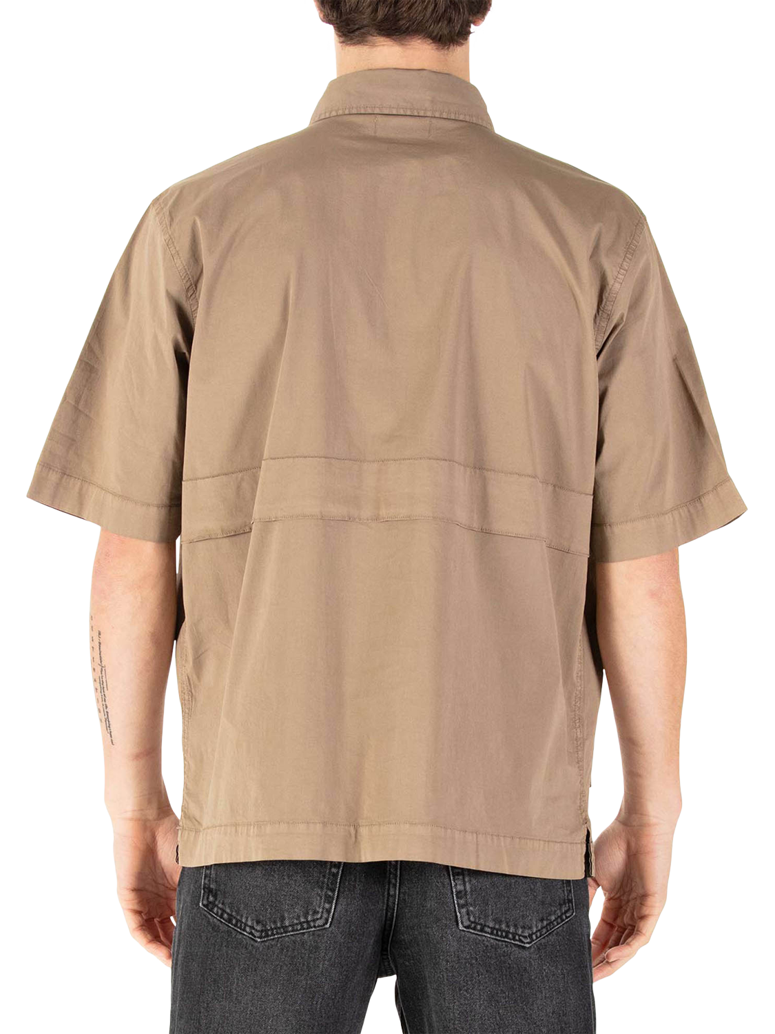 Product image 2 of 6, which shows LUKE 1977 Yedra Short Sleeve Shirt, Hard Nut, S