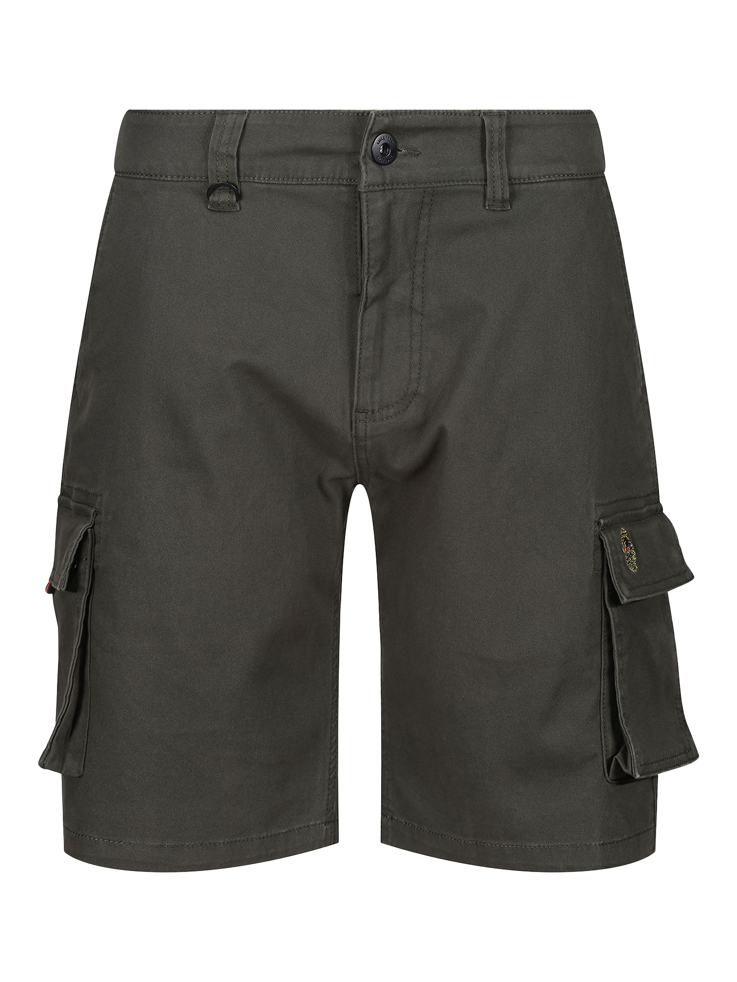 Product image 4 of 6, which shows LUKE 1977 Club Future Cargo Shorts, Rifle Green, 28