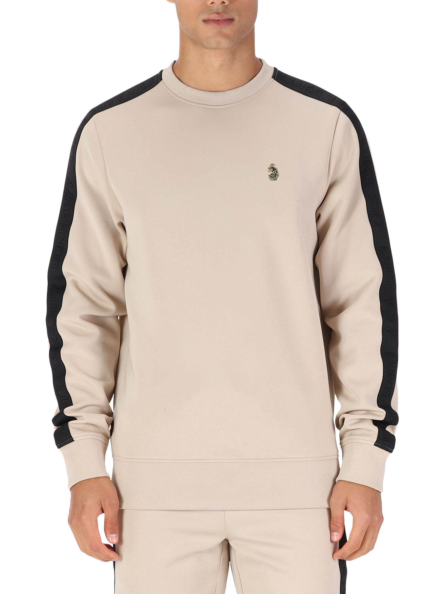 Product image 1 of 6, which shows LUKE 1977 TTTSW Sweatshirt, Stone, S