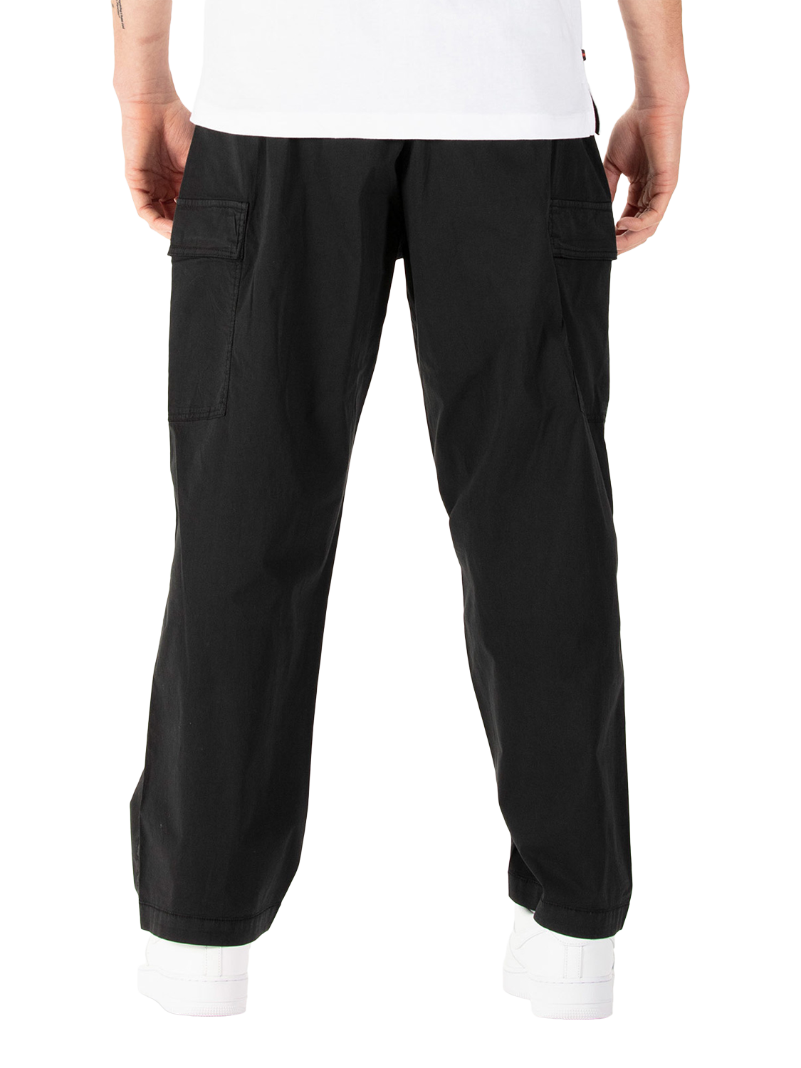 Product image 2 of 7, which shows LUKE 1977 Cerro Redondo Cargo Trousers, Black, S