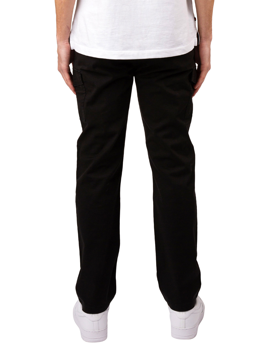 Product image 2 of 4, which shows LUKE 1977 Future Cargo Trousers, Black, S