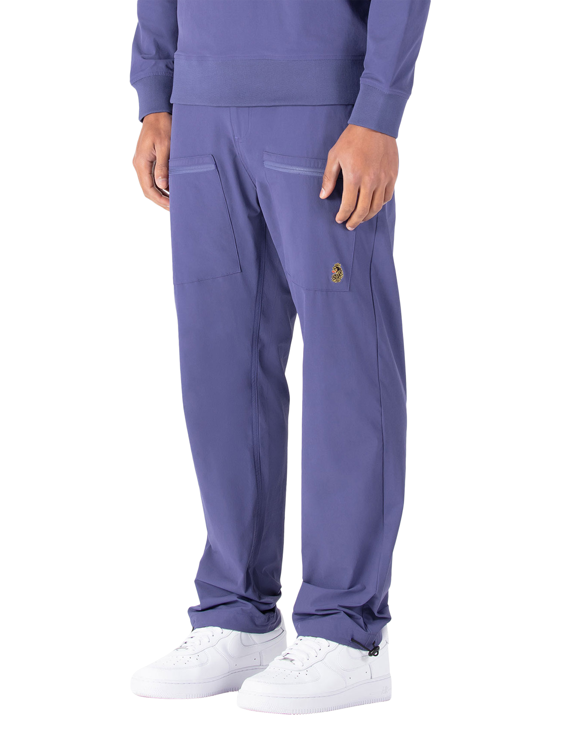 Product image 3 of 7, which shows LUKE 1977 Lithography Cargo Trousers, Future Dusk, S