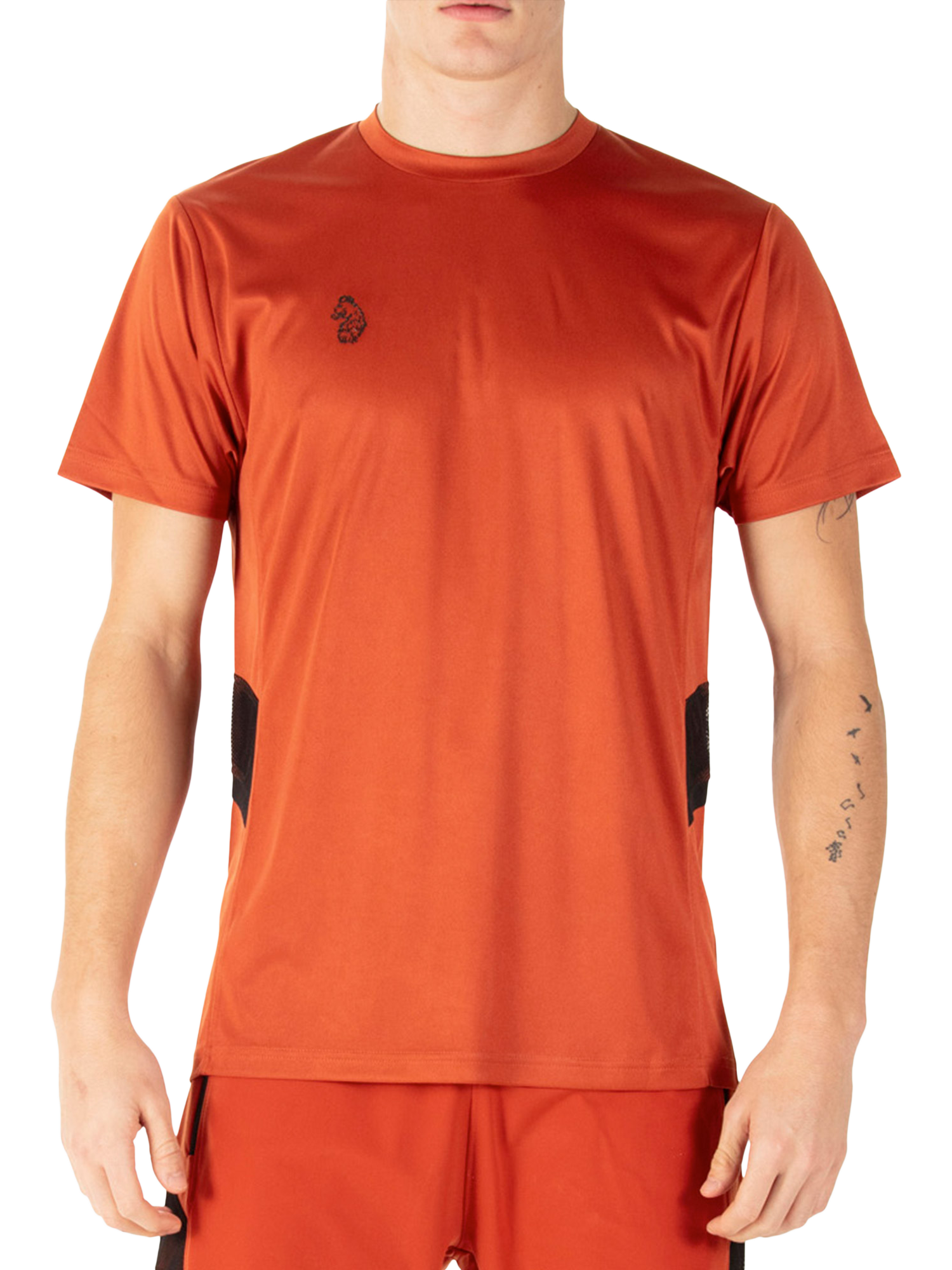 Product image 1 of 6, which shows LUKE 1977 Chalk 1000 Performance Concrete T-Shirt, Copper Orange, S