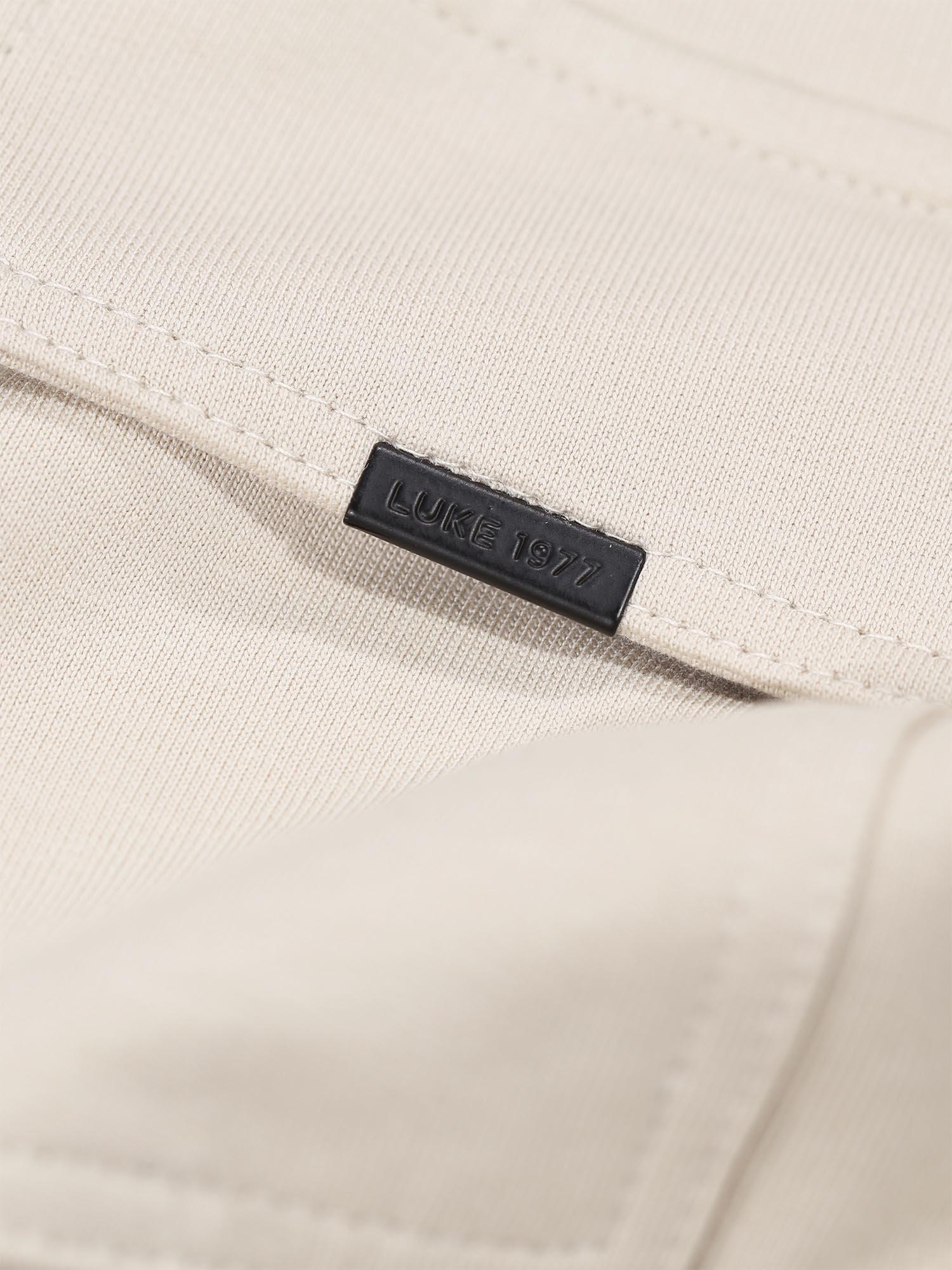 Product image 6 of 6, which shows LUKE 1977 Dragger Relaxed Fit T-Shirt, Stone, S