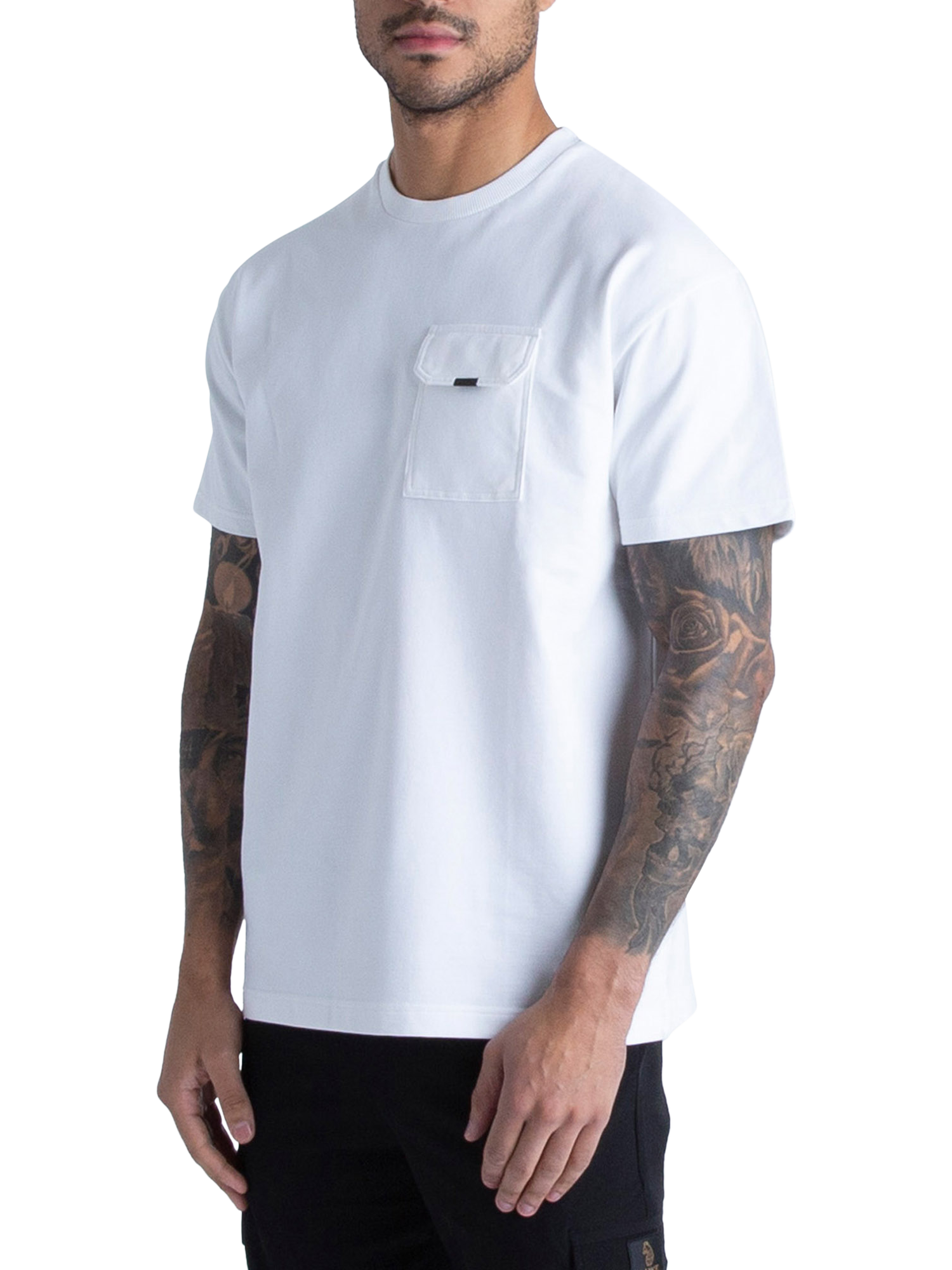 Product image 3 of 6, which shows LUKE 1977 Dragger Relaxed Fit T-Shirt, White, S