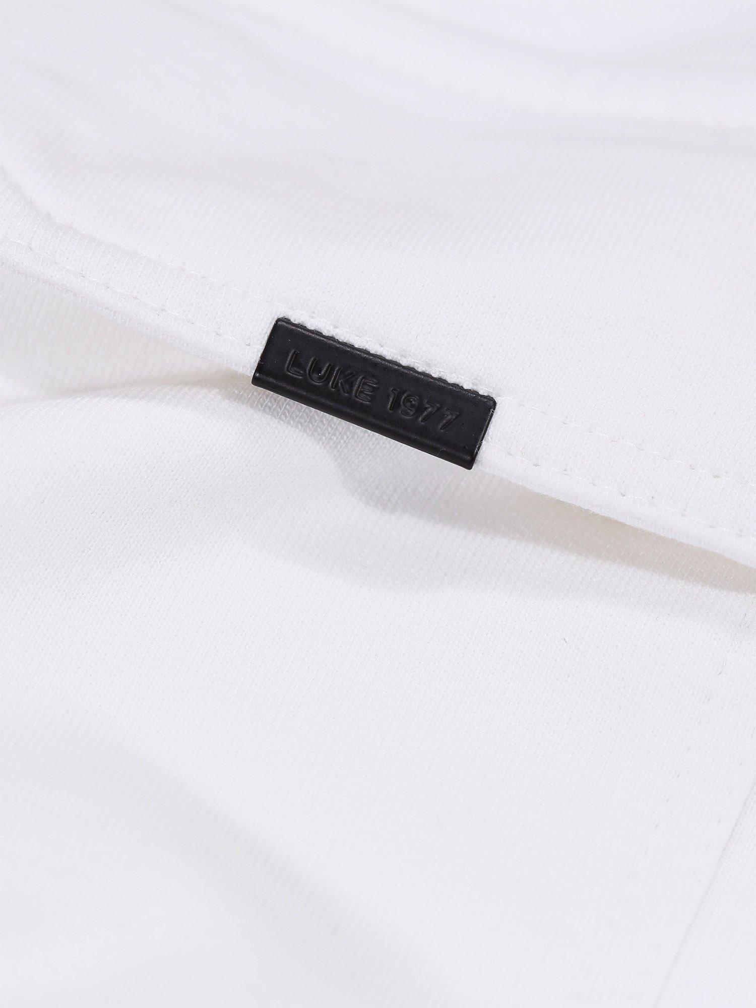 Product image 6 of 6, which shows LUKE 1977 Dragger Relaxed Fit T-Shirt, White, S