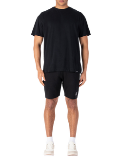 LUKE 1977 Logic Cotton Regular Fit Short Sleeve T-Shirt & Sweat Shorts Set, Black