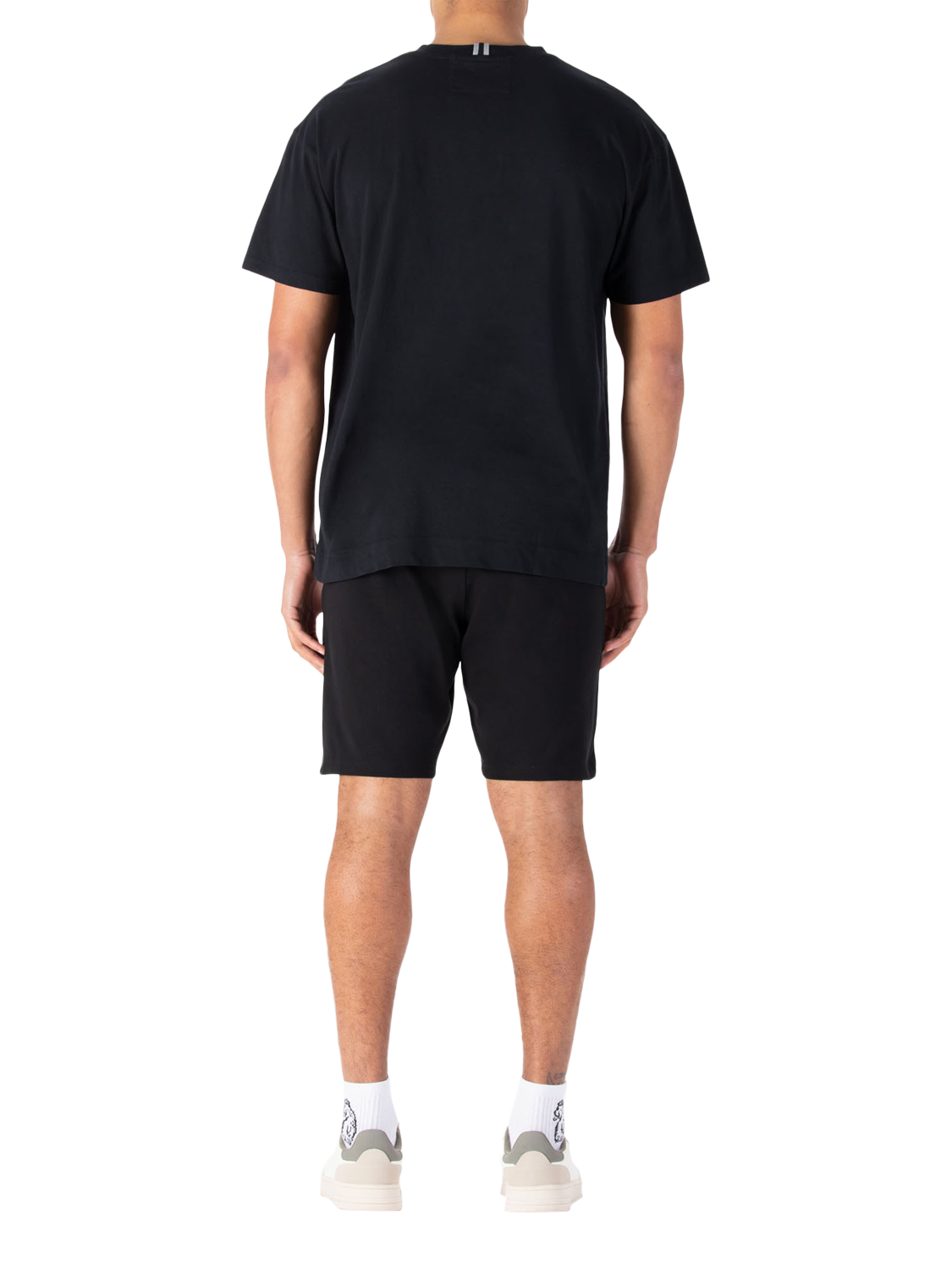 Product image 2 of 6, which shows LUKE 1977 Logic Cotton Regular Fit Short Sleeve T-Shirt & Sweat Shorts Set, Black, S
