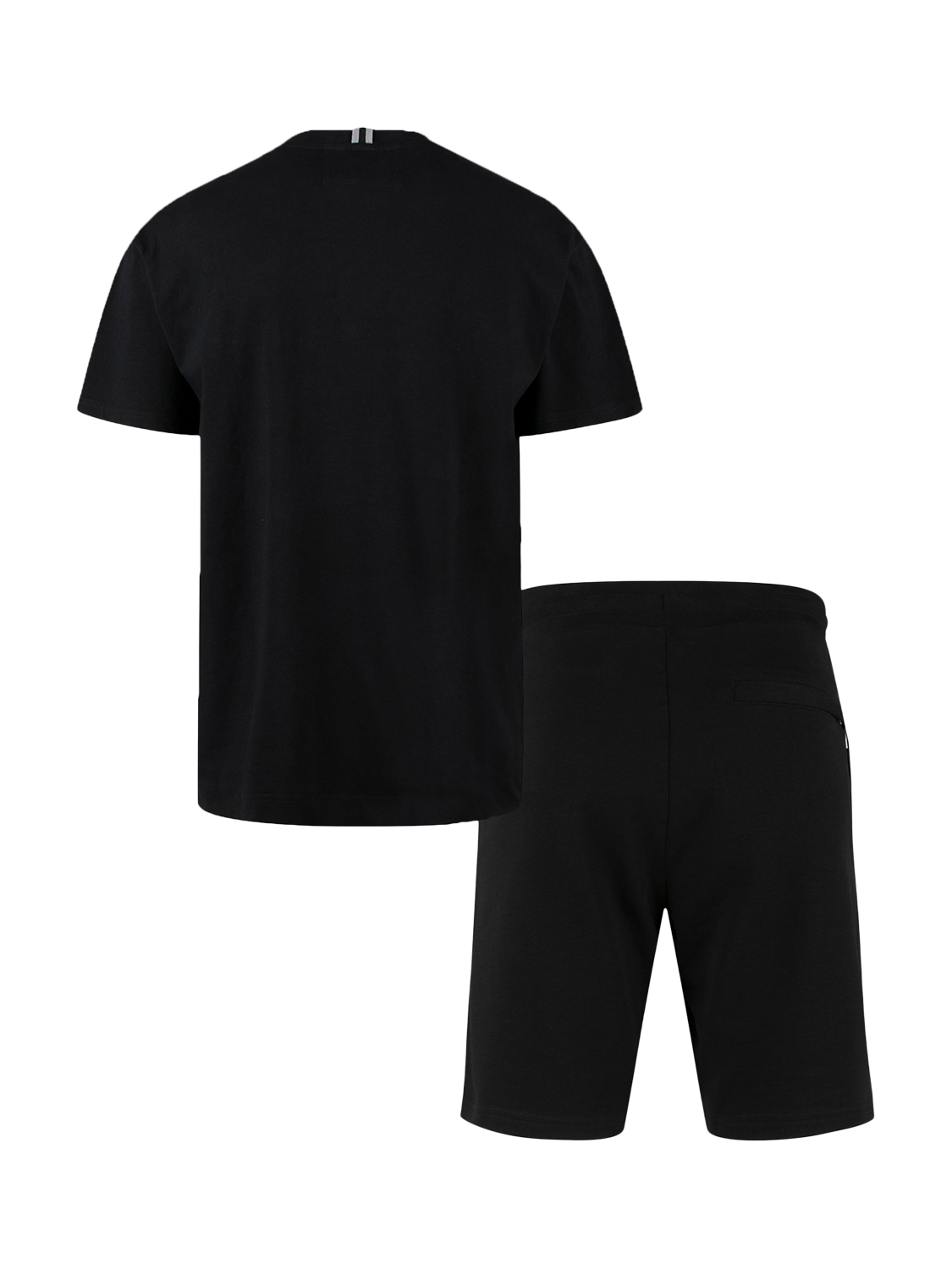 Product image 5 of 6, which shows LUKE 1977 Logic Cotton Regular Fit Short Sleeve T-Shirt & Sweat Shorts Set, Black, S