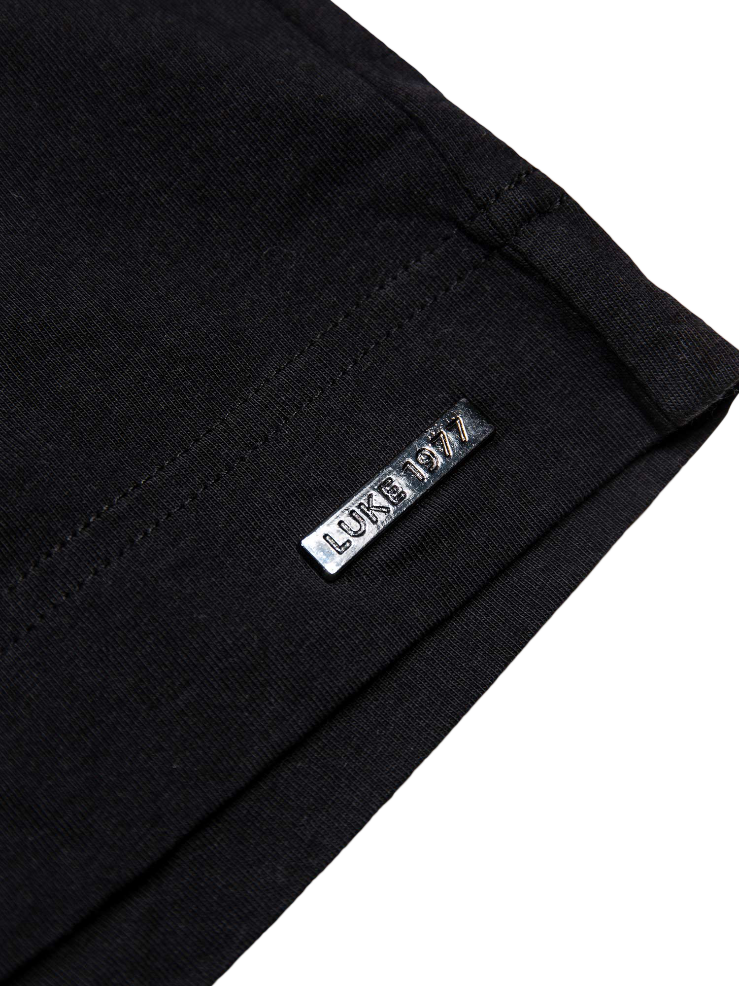 Product image 6 of 6, which shows LUKE 1977 Logic Cotton Regular Fit Short Sleeve T-Shirt & Sweat Shorts Set, Black, S
