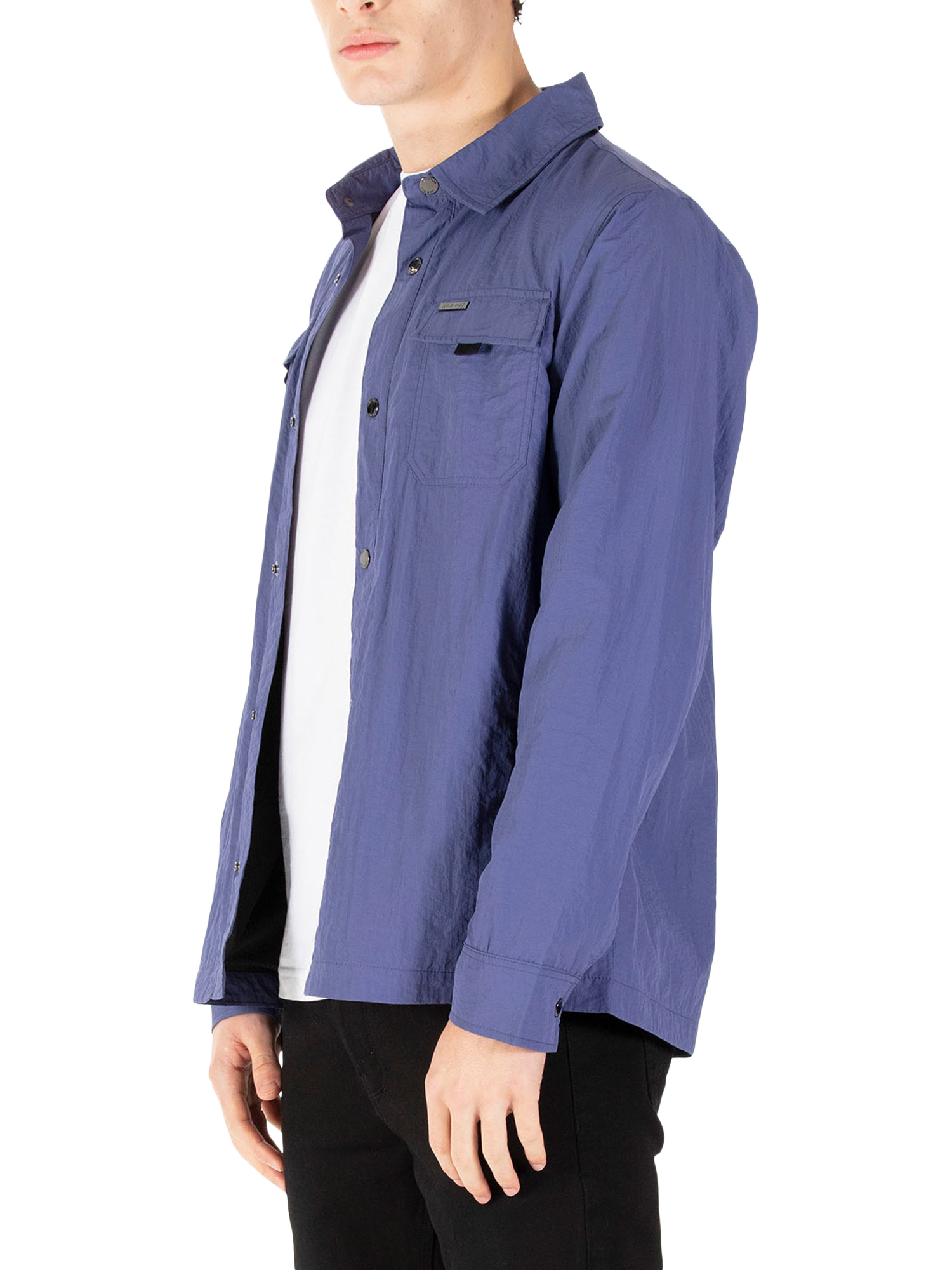 Product image 3 of 6, which shows LUKE 1977 Seattle Shacket, Future Dusk, S