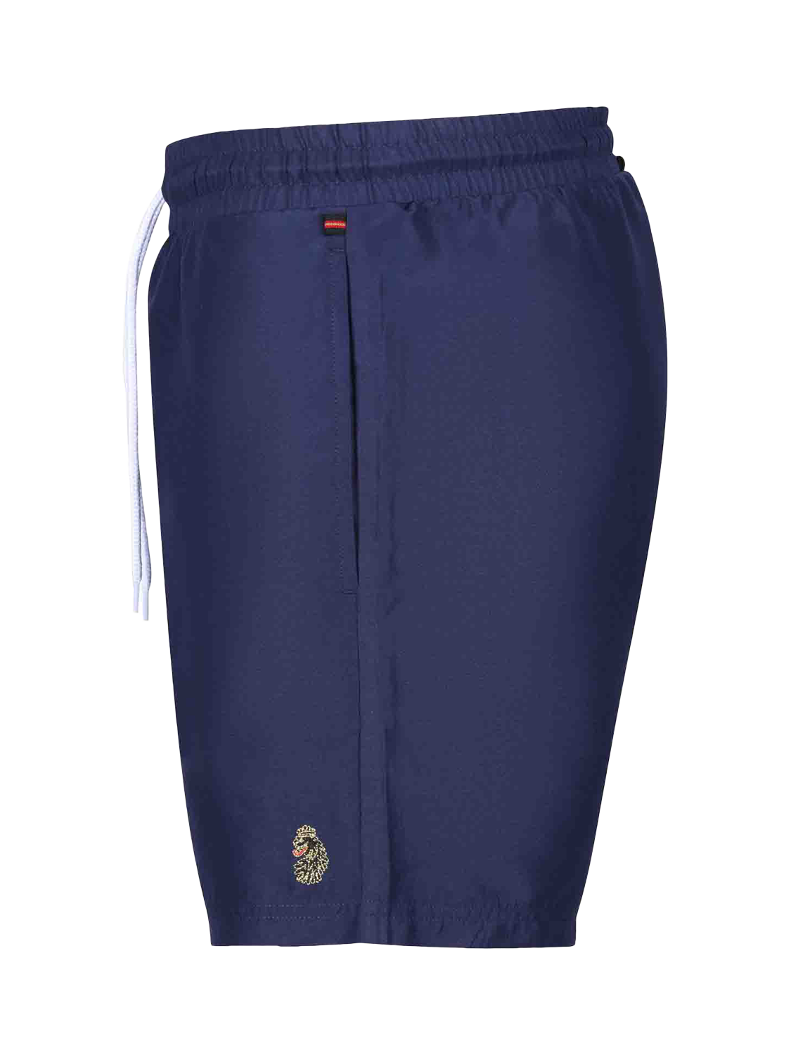 Product image 6 of 7, which shows LUKE 1977 Core Lion Logo Swim Shorts, Navy, S