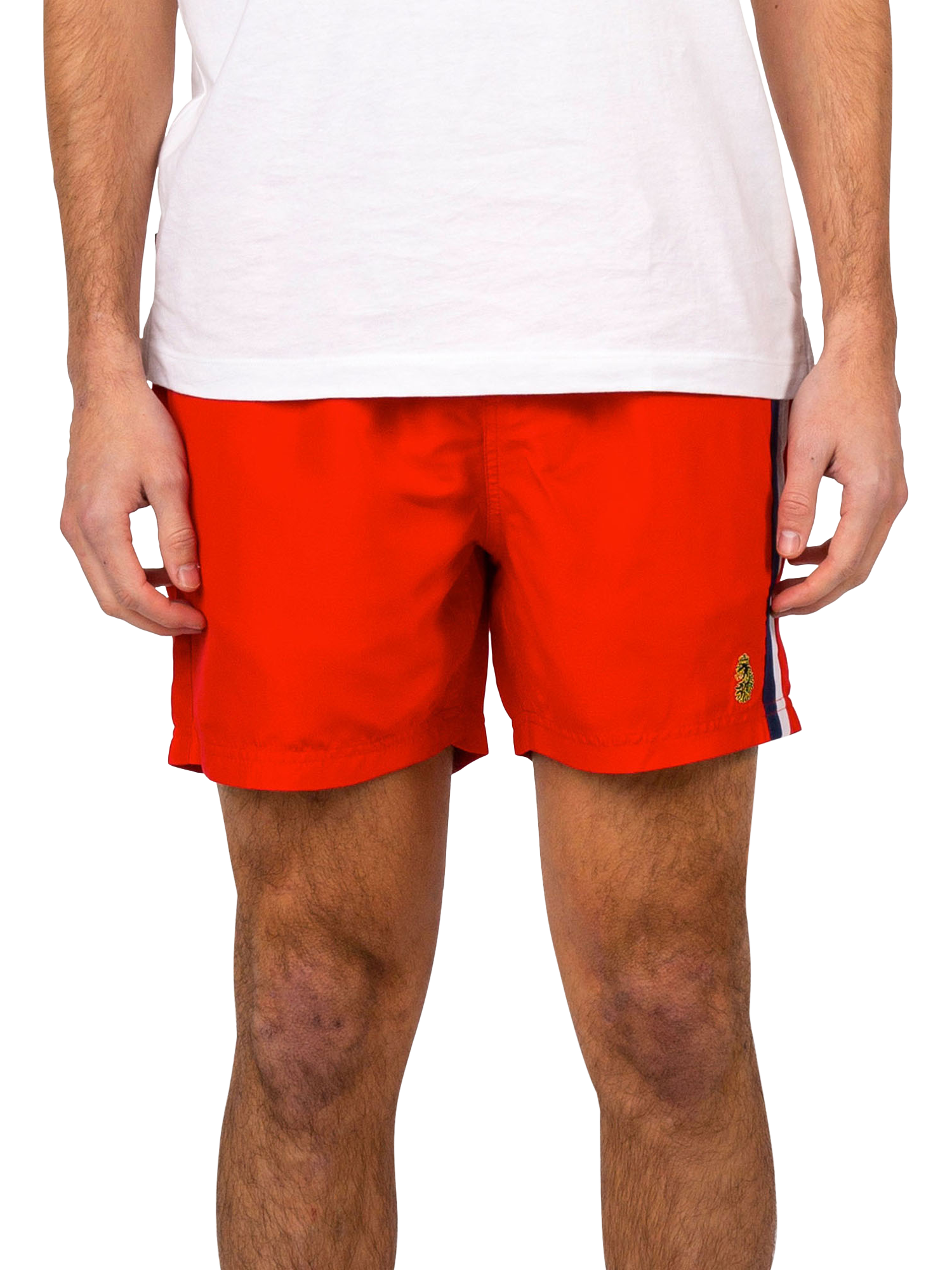 Product image 1 of 7, which shows LUKE 1977 Cabo San 2 Swim Shorts, Marina Red, S