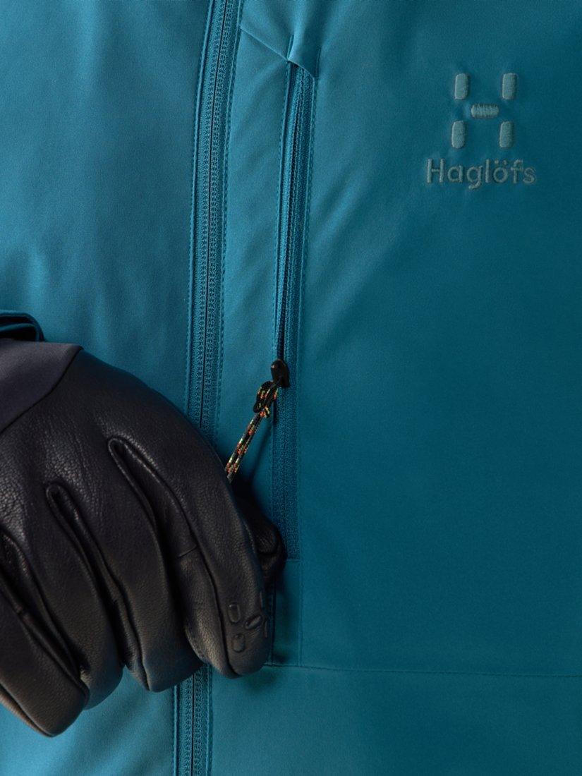 Product image 4 of 11, which shows Haglöfs Gondol II Ski Jacket, Deep Teal, S