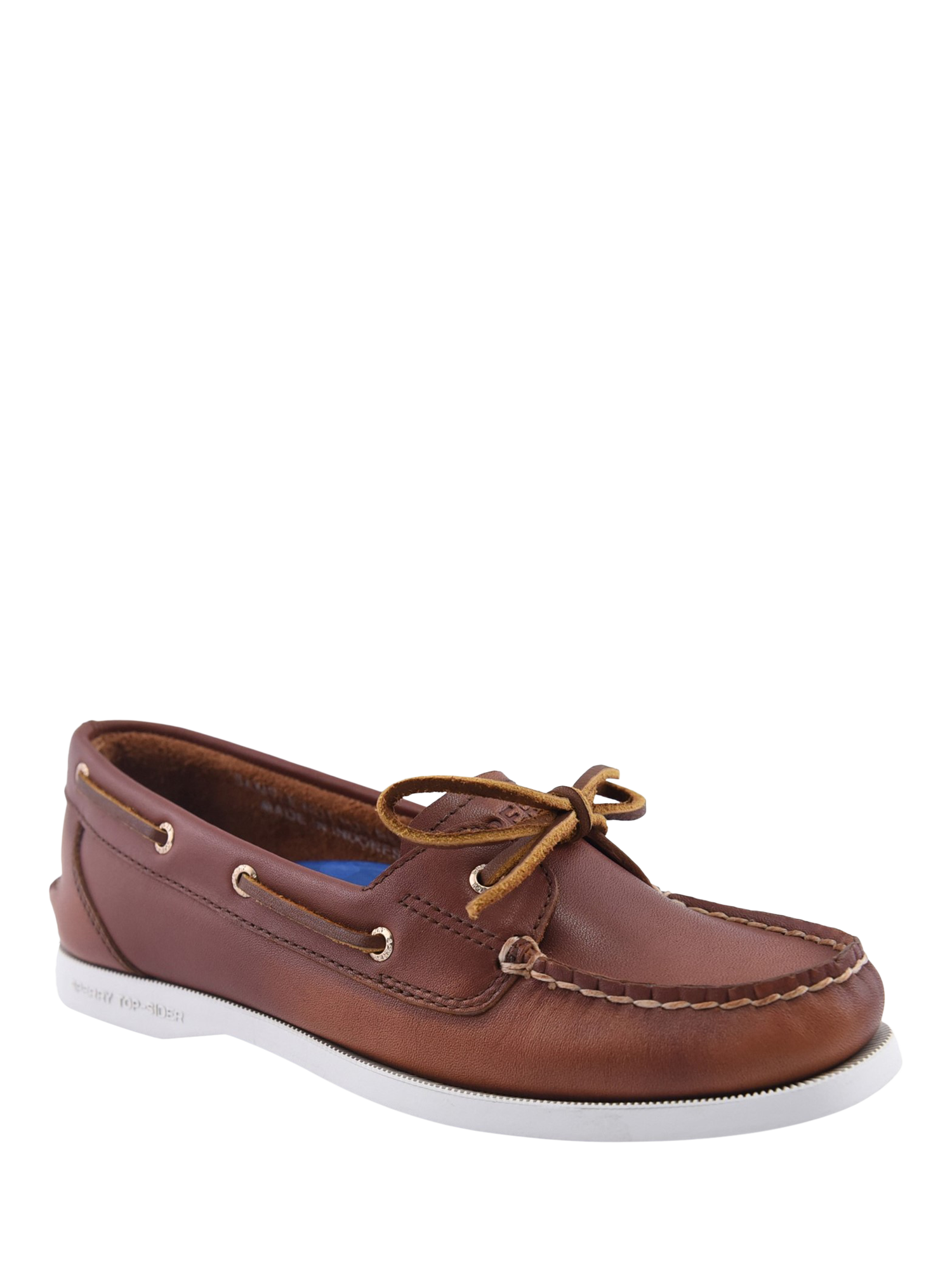 Product image 2 of 4, which shows Sperry Authentic Original 1 Eye Boat Shoes, Brown, 2.5