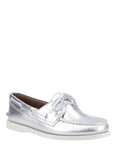 Sperry Authentic Original 2 Eye Boat Shoes, Silver