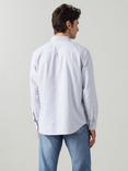 Levi's Cotton Regular Fit Stripe Button-Down Shirt, True Blue