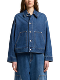 7 For All Mankind Cropped Denim Jacket, Le Blue