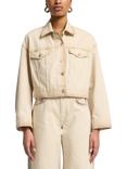 7 For All Mankind Oli Trucker Denim Jacket, Sand Beach