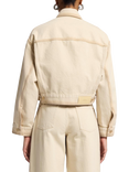 7 For All Mankind Oli Trucker Denim Jacket, Sand Beach