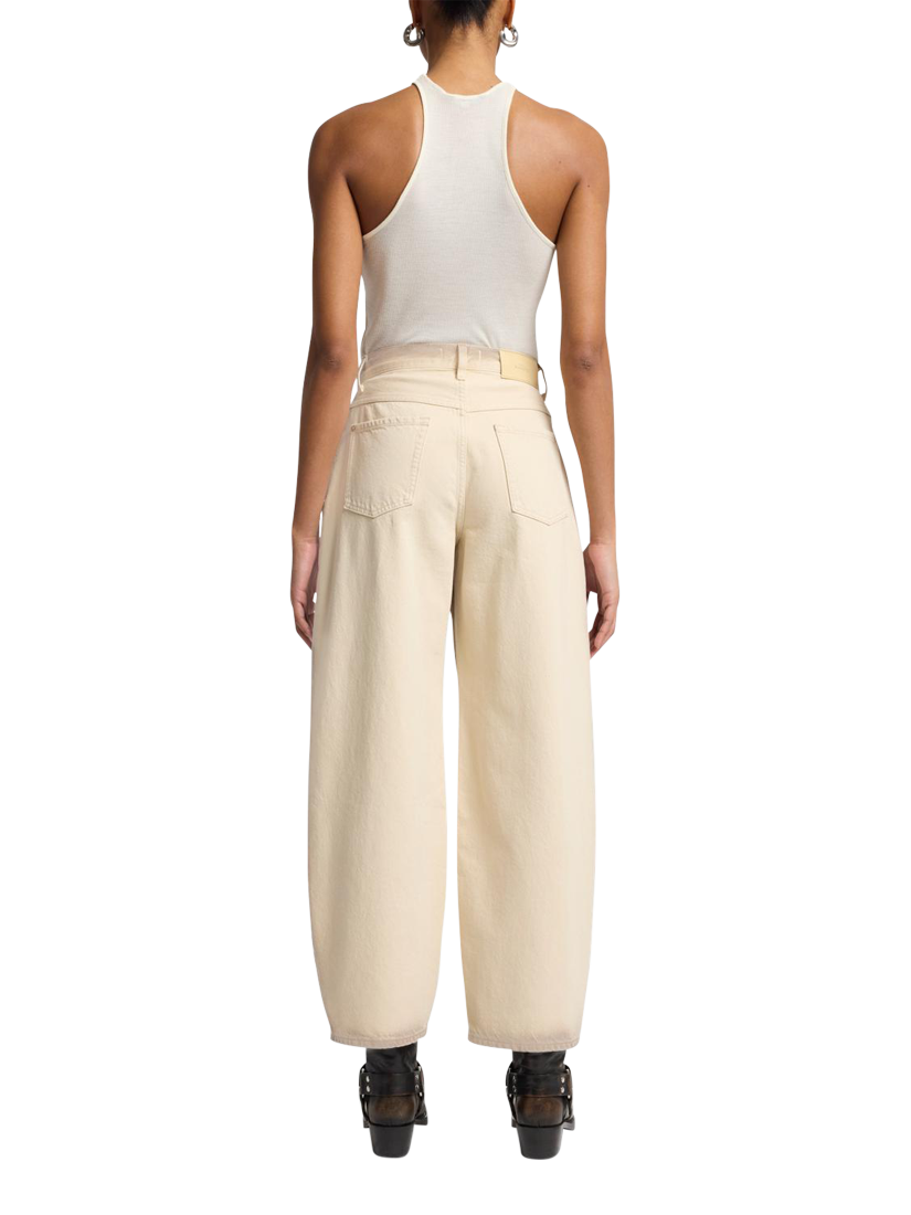 Product image 2 of 6, which shows 7 For All Mankind Bonnie Curvilinear Jeans, Sand Beach, 26