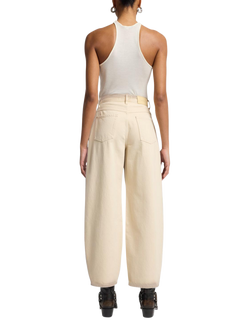 7 For All Mankind Bonnie Curvilinear Jeans, Sand Beach - view 2, Sand Beach