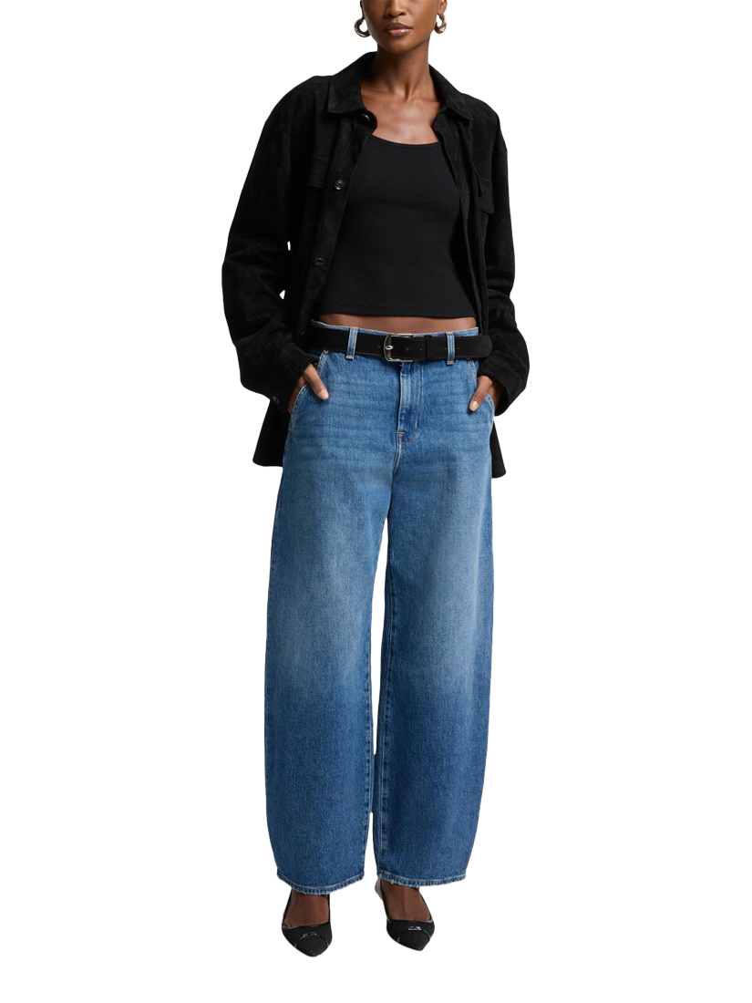 Product image 3 of 6, which shows 7 For All Mankind Bonnie Explorer Cotton Denim Jeans, Explorer, 26