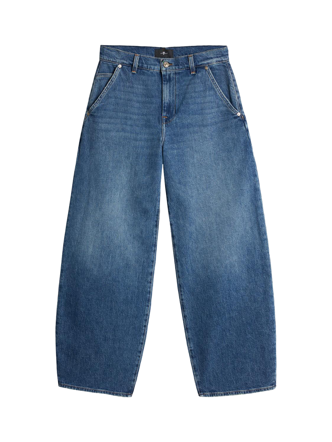 Product image 4 of 6, which shows 7 For All Mankind Bonnie Explorer Cotton Denim Jeans, Explorer, 26