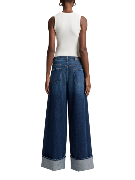 7 For All Mankind Marie Wide Leg Jeans - view 2, Artifact