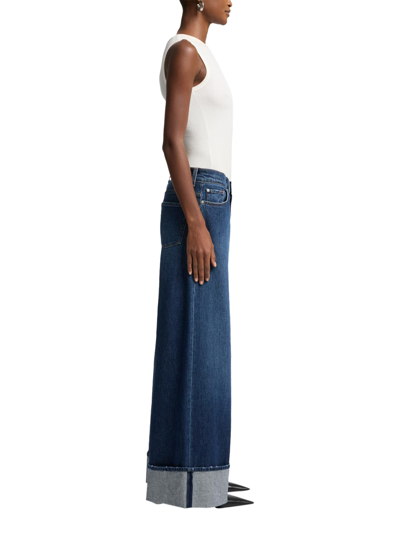 Product image 6 of 6, which shows 7 For All Mankind Marie Wide Leg Jeans, Artifact, 26