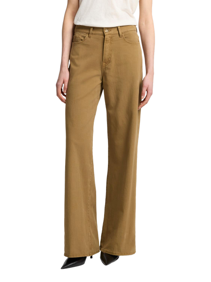 7 For All Mankind Lotta Wide Leg Jeans, Twill Sand Storm, Twill Sand Storm