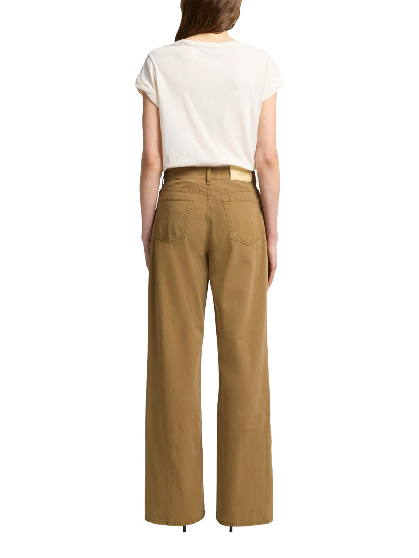 Product image 2 of 6, which shows 7 For All Mankind Lotta Wide Leg Jeans, Twill Sand Storm, 26
