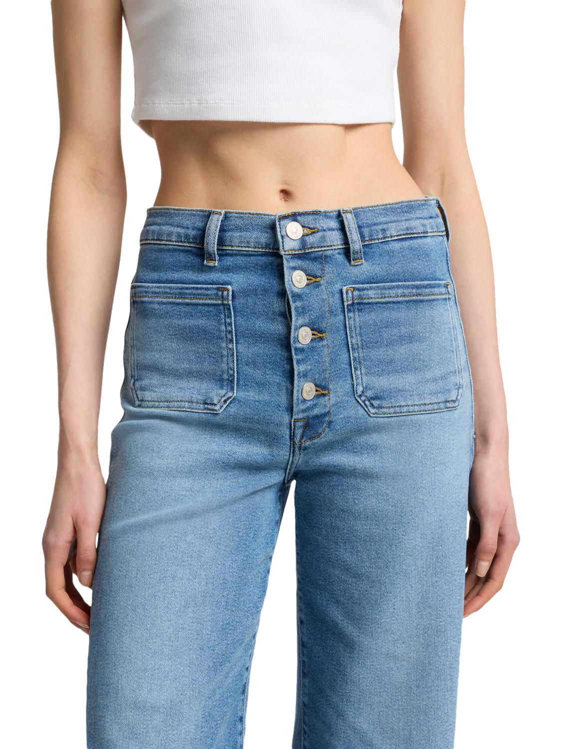 Product image 5 of 6, which shows 7 For All Mankind Jo Ultra High Rise Jeans, Fancy, 26