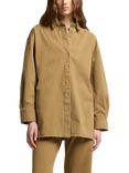 7 For All Mankind Nina Overshirt, Twill Sand Storm