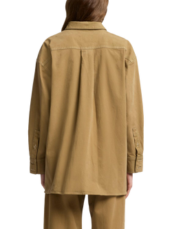7 For All Mankind Nina Overshirt, Twill Sand Storm - view 2, Twill Sand Storm