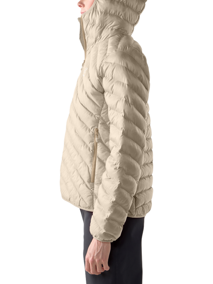 Haglöfs Women's Sarna Mimic 2 Hooded Jacket, Chalk Beige - view 2, Chalk Beige