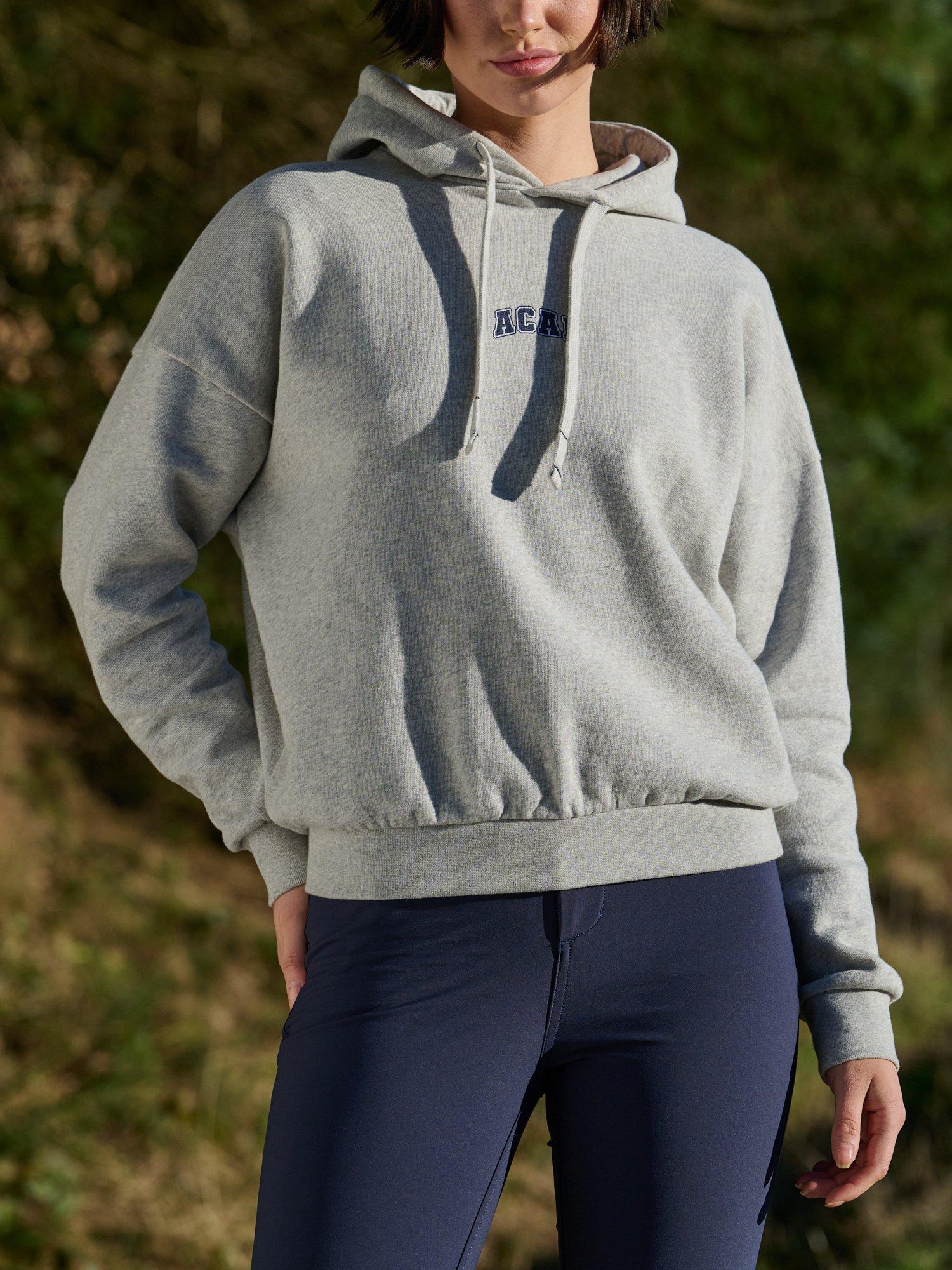 Product image 2 of 5, which shows ACAI Retreat Logo Hoodie, Grey Marl, 6-8