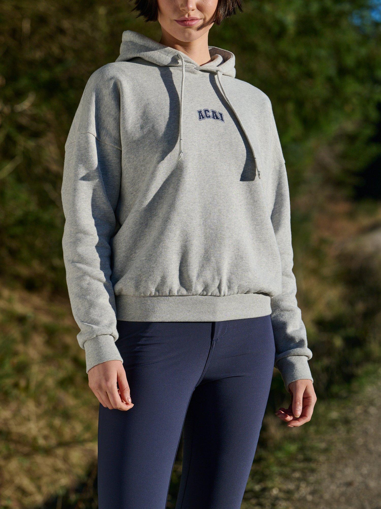Product image 5 of 5, which shows ACAI Retreat Logo Hoodie, Grey Marl, 6-8