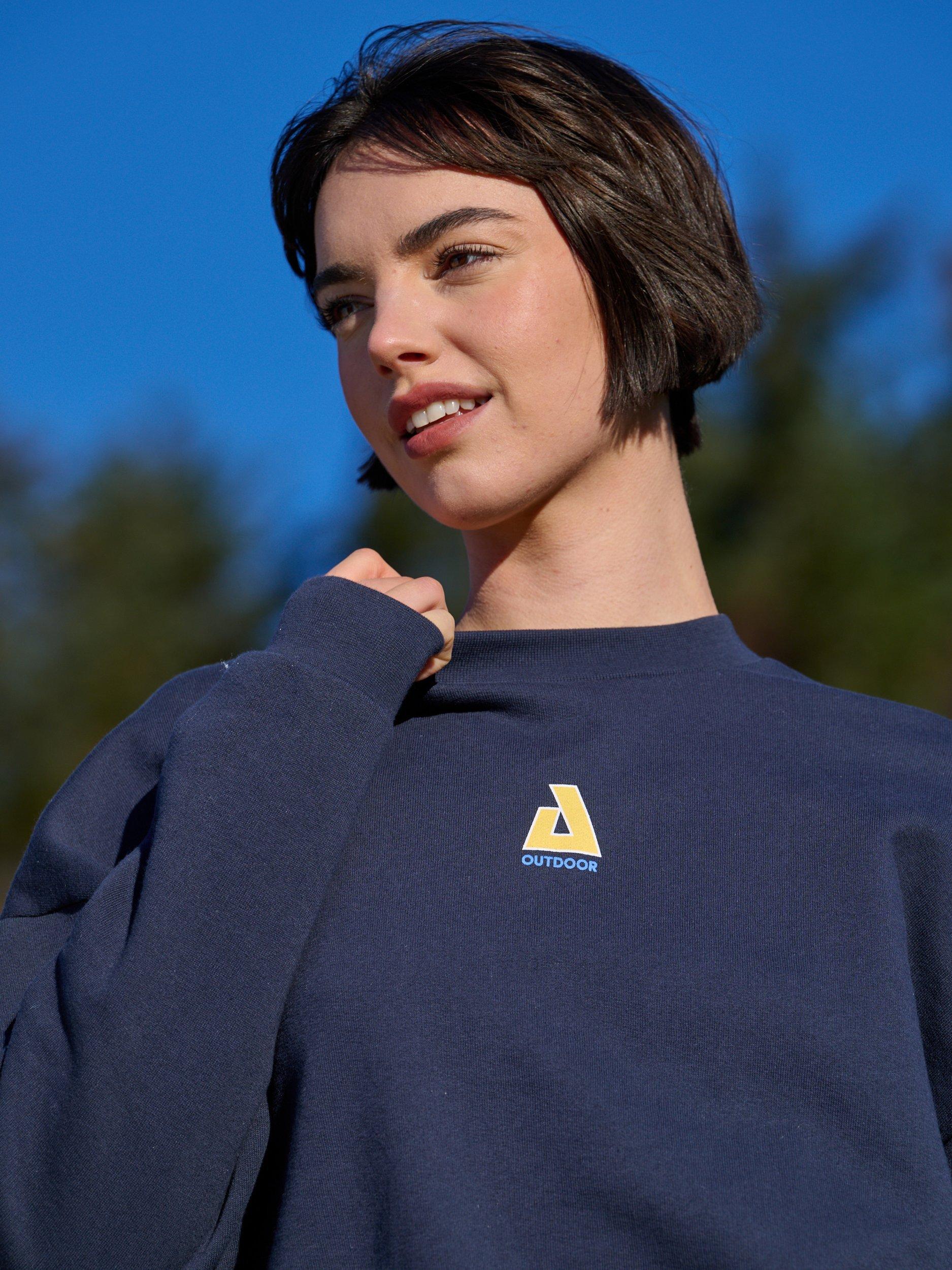 Product image 4 of 6, which shows ACAI Retreat Logo Sweatshirt, Deep Navy, 6-8