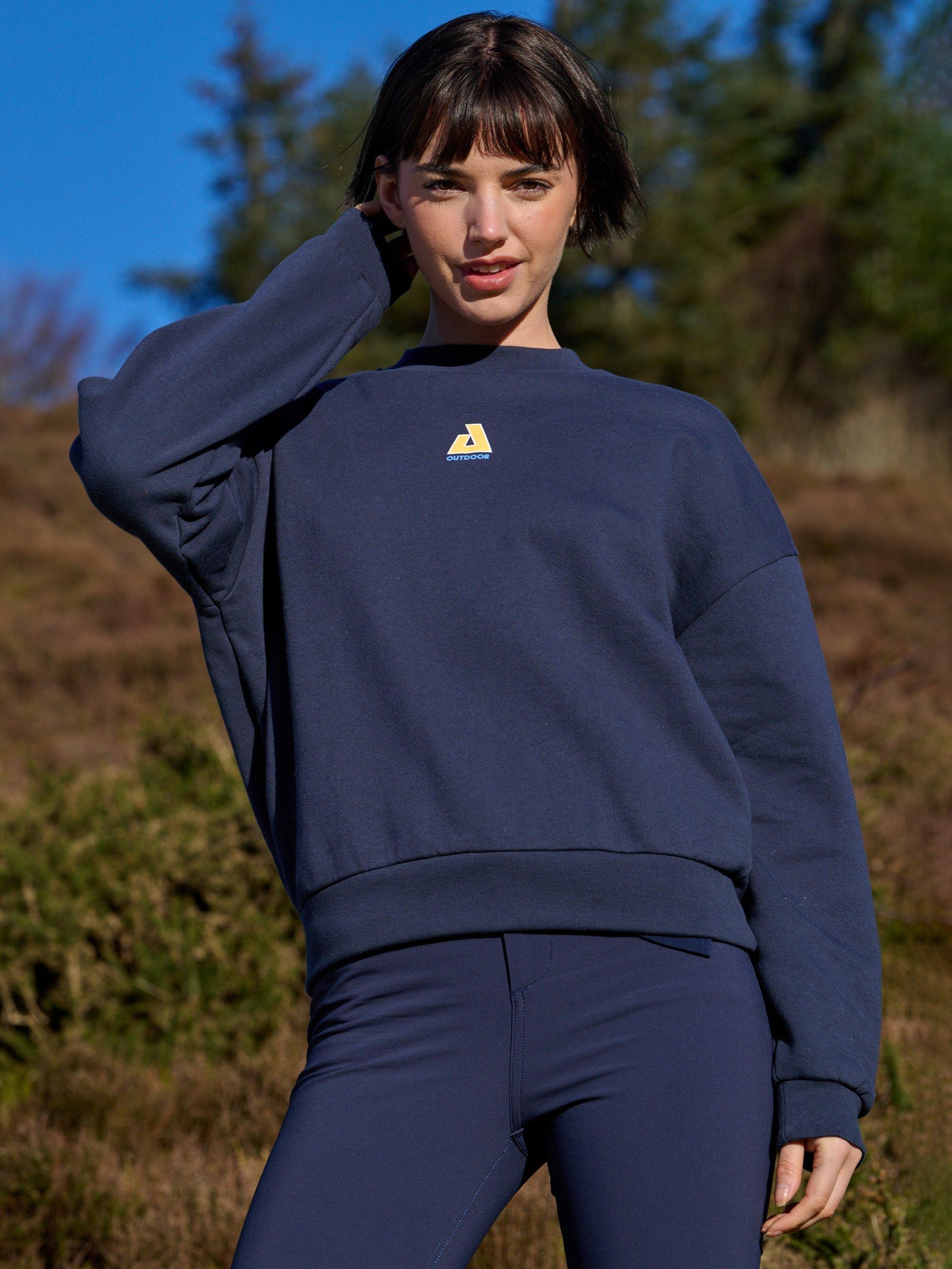 Product image 6 of 6, which shows ACAI Retreat Logo Sweatshirt, Deep Navy, 6-8