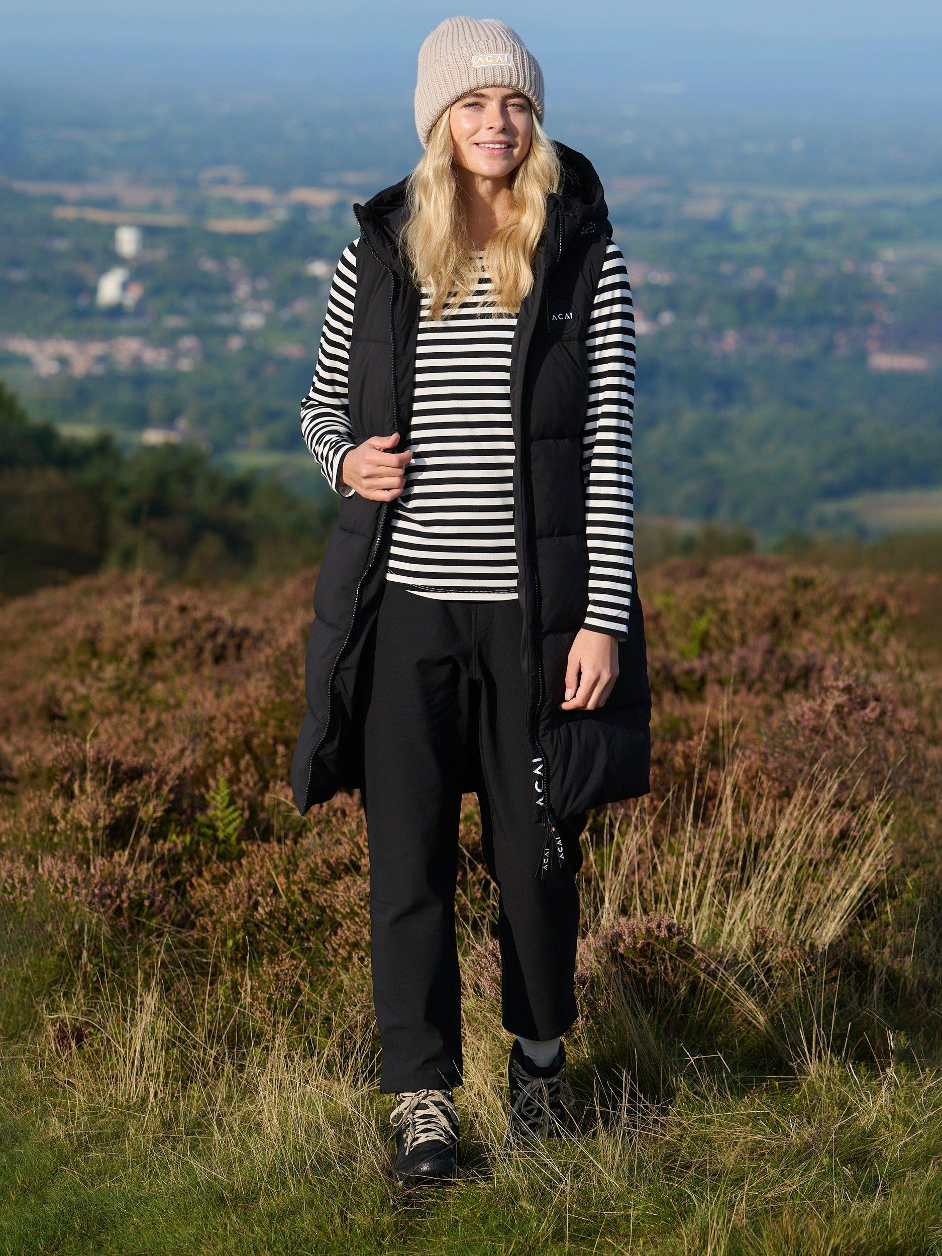 Product image 2 of 4, which shows ACAI Envelop Longline Gilet, Black, 6