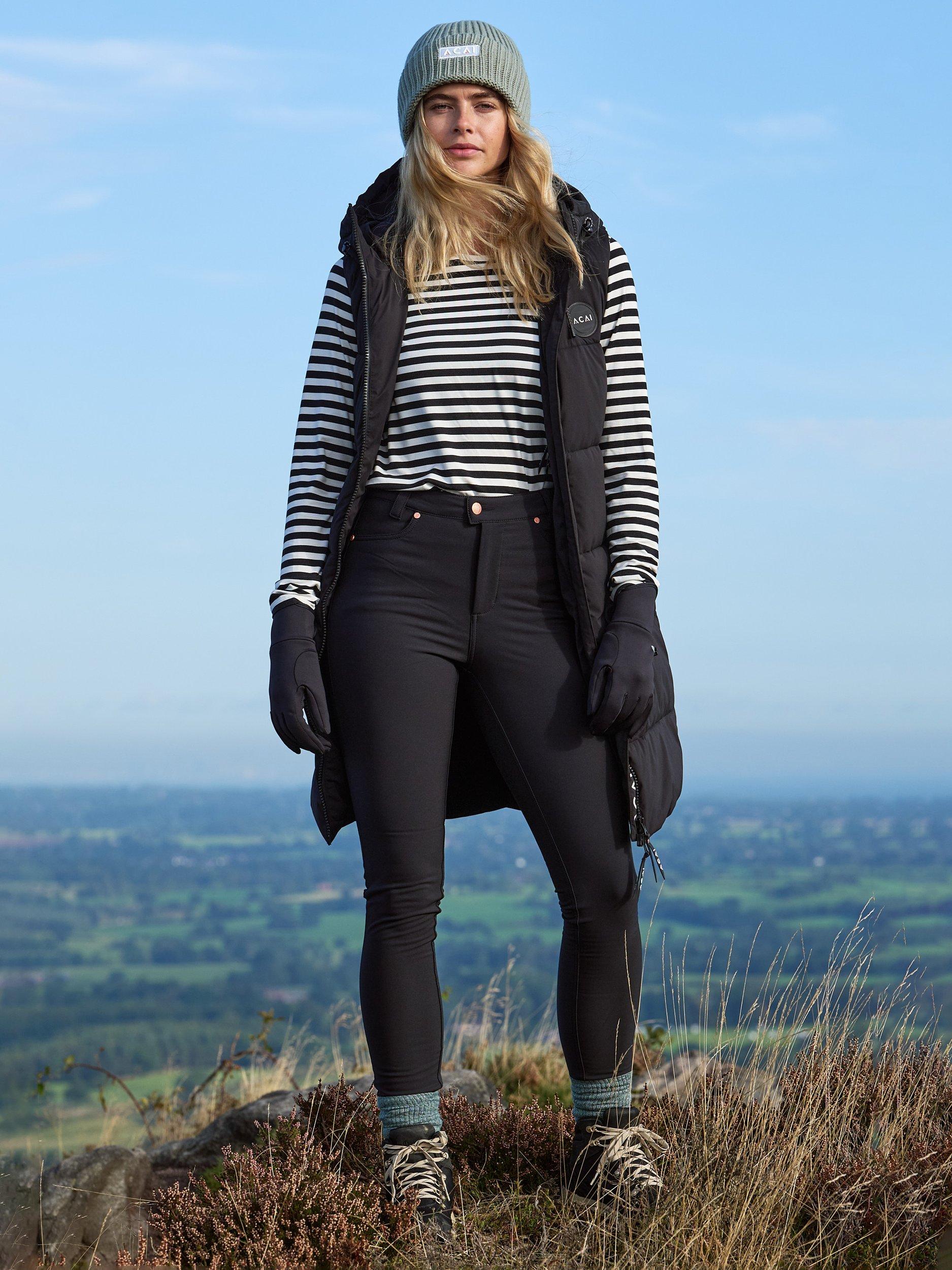 Product image 3 of 4, which shows ACAI Envelop Longline Gilet, Black, 6