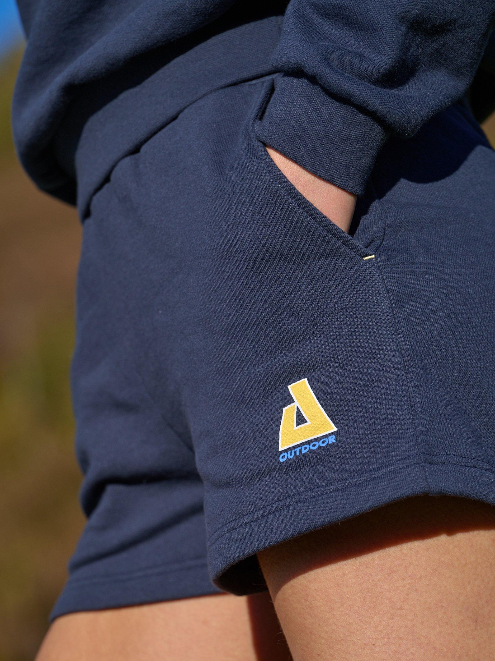 Product image 3 of 6, which shows ACAI Retreat Sweat Shorts, Deep Navy, 6-8