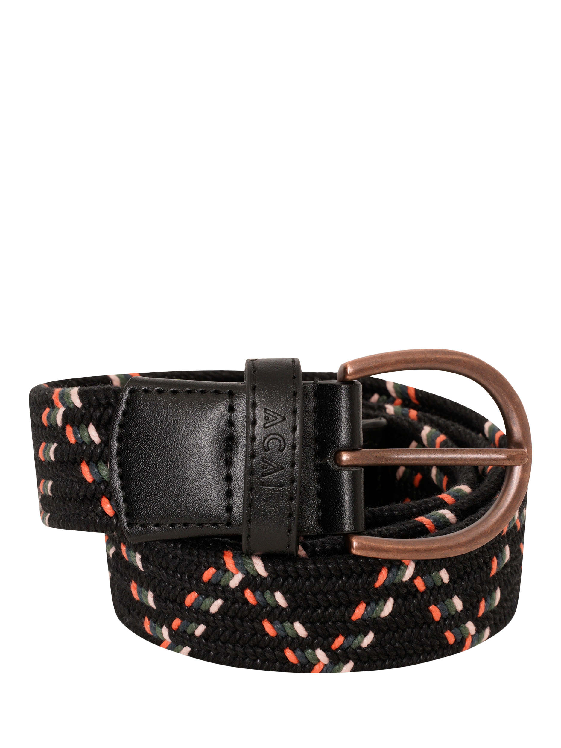 Product image 1 of 2, which shows ACAI Outdoor Braided Belt, Black, S