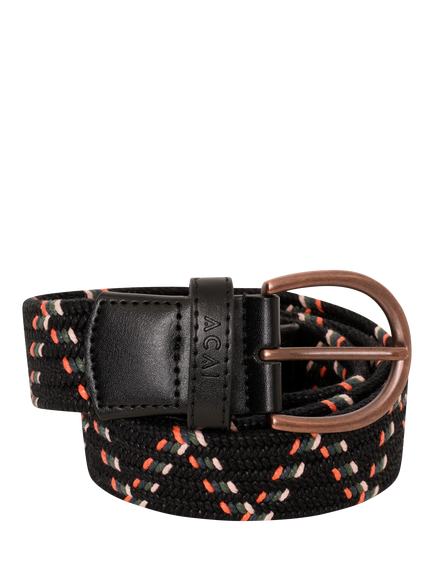 ACAI Outdoor Braided Belt, Black, Black