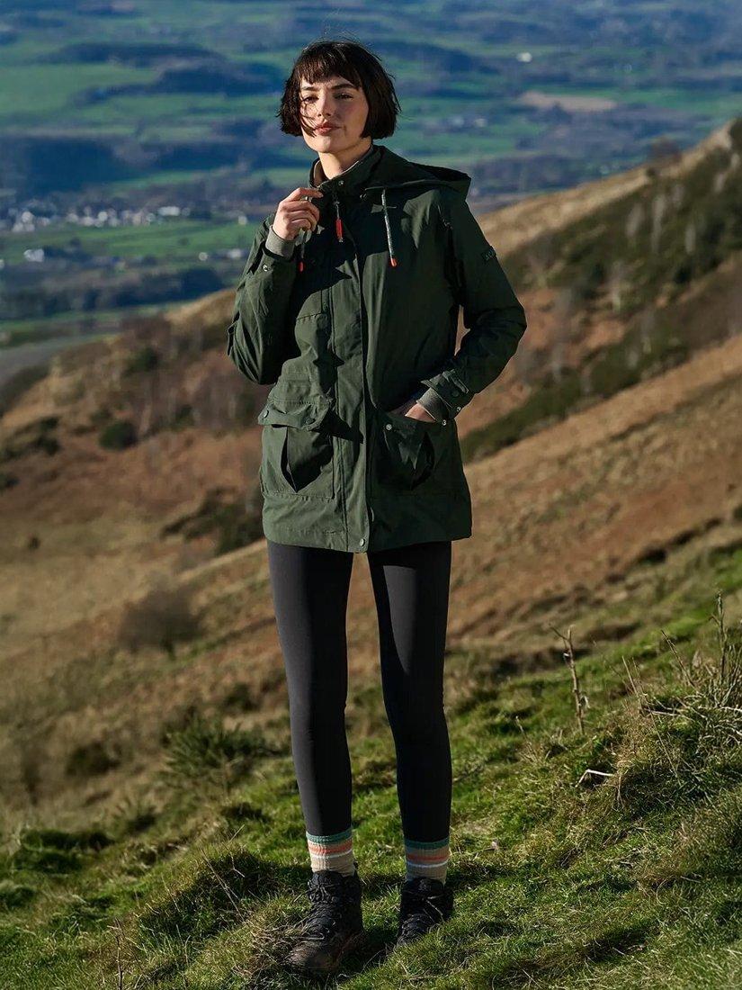 Product image 1 of 3, which shows ACAI Women's River Waterproof Jacket, Deep Khaki, 6