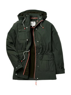 ACAI Women's River Waterproof Jacket, Deep Khaki, Deep Khaki